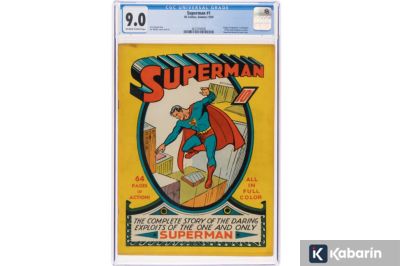 Ditemukan di loteng, komik Superman 1939 laku Rp153 miliar
