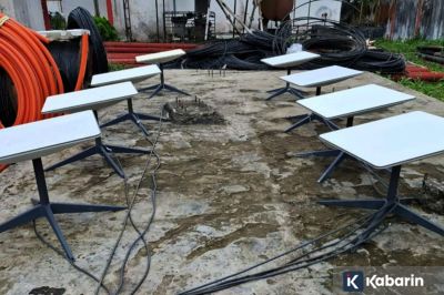 Jaringan seluler di Sumatera mulai pulih hingga 90 persen