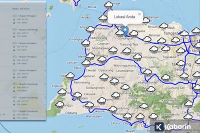 BMKG: Mayoritas wilayah Indonesia akan turun hujan pada Selasa ini