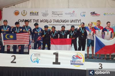 Indonesia raih emas dalam Kejuaraan Dunia Arung  Jeram di Malaysia
