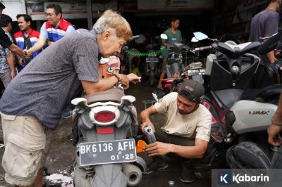 Tips selamatkan motor yang abis terendam banjir
