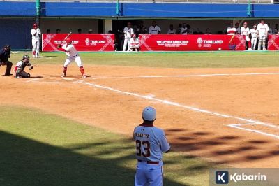 Timnas bisbol Indonesia berhasil taklukkan Laos dengan comeback tipis
