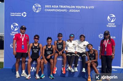 Triatlon Indonesia sabet podium di Asia Youth & U15 Jeddah 2025