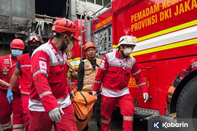 20 jenazah korban kebakaran ruko di Jakpus telah dievakuasi petugas