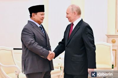 Vladimir Putin Ucapakan Selamat Tahun Baru ke Presiden Prabowo