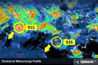 Musim hujan makin intens, BNPB peringatkan dampak dua bibit siklon tropis