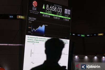 IHSG menguat 47,03 poin ke posisi 8.696,69 pada pembukaan Selasa pagi