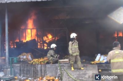 Pedagang Pasar Induk Kramat Jati merugi imbas insiden kebakaran