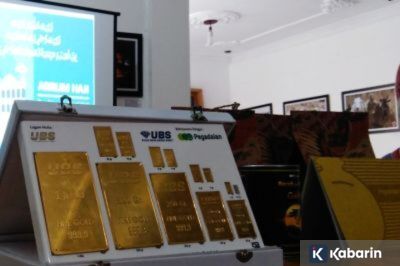Harga emas UBS-Galeri24 di Pegadaian hari ini kompak naik, ini daftarnya