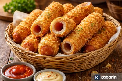 Resep dan cara membuat sosis kopong krispi, camilan renyah yang mudah dibuat