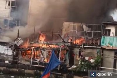 Dini hari mencekam di Kapuk Muara: Kebakaran landa permukiman padat