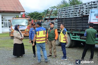 Jembatan darurat siap dipasang, akses warga Nagan Raya segera terbuka