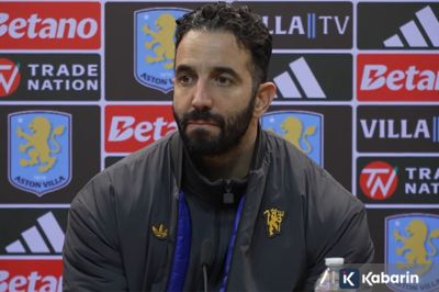 Amorim merasa MU tak pantas kalah dari Aston Villa