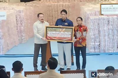 Kejagung serahkan uang hasil denda sebesar Rp6,6 triliun