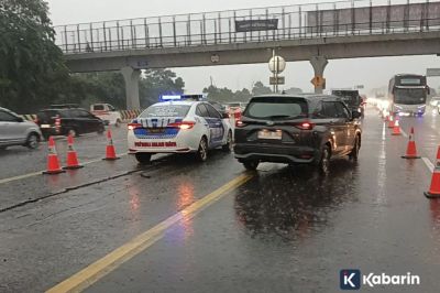 Arus Balik Natal Padat, Tol Jakarta–Cikampek Terapkan Contraflow Sore Hari