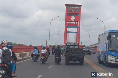 Palembang Tanpa Pesta Tahun Baru 2026, Jembatan Ampera Ditutup Demi Keamanan dan Empati