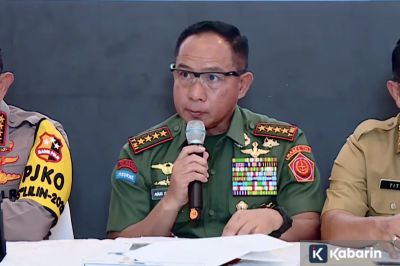 Panglima TNI Janji Tindak Tegas Aksi Provokatif Pengibaran Bendera GAM
