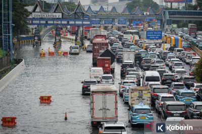 Total 28 RT dan 46 Ruas Jalan di Jakarta Terendam Banjir Hari Ini