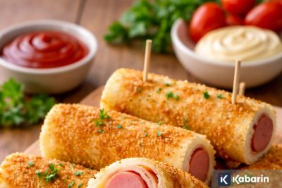 Camilan Roti Gulung Keju Sosis yang Gampang Dibuat dan Bikin Kenyang