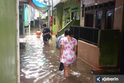 Banjir di Wilayah Jakarta Timur Sudah Mulai Surut