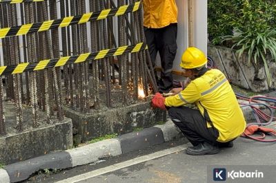 Tiang Monorel Mangkrak di Jalan Rasuna Said Resmi Dibongkar Hari Ini