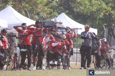 Ken dan Ferrely Lolos ke Final Nomor Compound Para Panahan APG 2025
