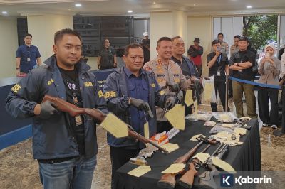 Pelaku Penjual Senjata Api Ilegal Belajar Rakit Senjata sejak 2018