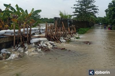 553 Keluarga di Muaragembong Terdampak Banjir Akibat Tanggul Citarum Jebol
