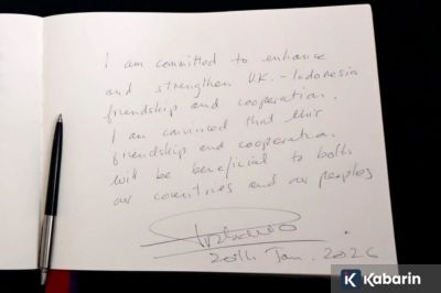 Presiden Prabowo Tulis Komitmen Perkuat Persahabatan dengan Inggris