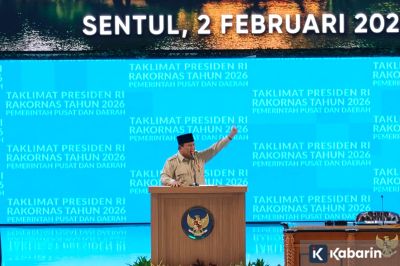 Prabowo Soroti Ancaman Perang Dunia III di Rakornas 2026