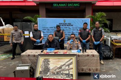 Komplotan Pencuri Rumah Kosong di Menteng Ditangkap Polisi