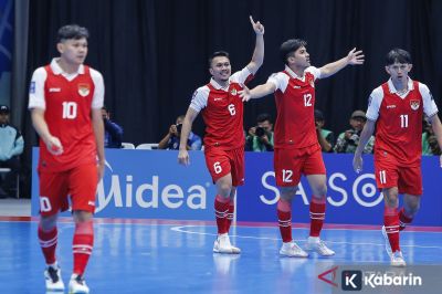 Indonesia Amank Tiket Final Piala Asia Futsal usai Tumbangkan Jepang 5-3