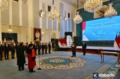 Juda Agung Resmi Dilantik sebagai Wamenkeu di Istana Negara