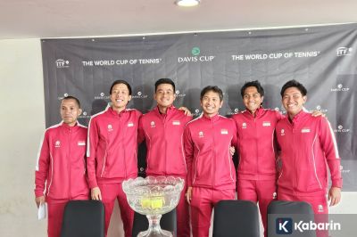 Rifqi Fitriadi Buka Duel Indonesia vs Togo di Piala Davis