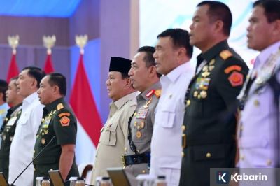 Prabowo Ingatkan TNI dan Polri untuk Tetap Bersatu dan Dicintai Rakyat