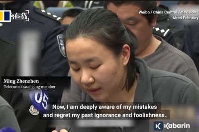 Geng Judol China Minta Maaf ke Publik Sebelum Dieksekusi