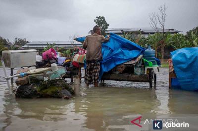 Update Banjir Grobogan: 45 Desa Tergenang, Air Capai 1 Meter