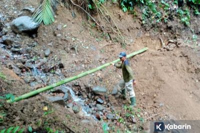 Akses Curug Cibeureum-Salabintana Ditutup Sementara Akibat Longsor