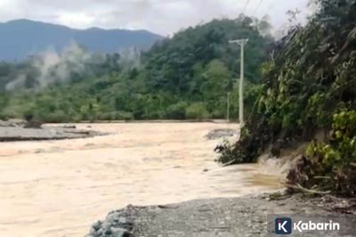 Akses ke Komunitas Adat Sikundo Terisolasi, Dua Tanggul Jebol