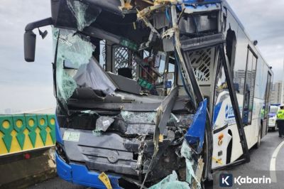 Sopir Tertidur Jadi Penyebab Kecelakaan Bus Transjakarta Koridor 13