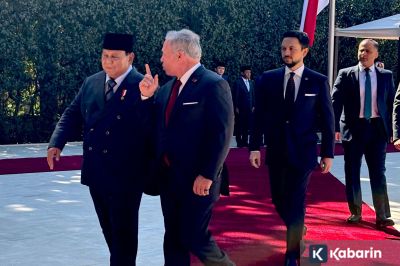 Bertemu Raja Abdullah II, Prabowo Tegaskan Dukungan RI untuk Solusi Dua Negara