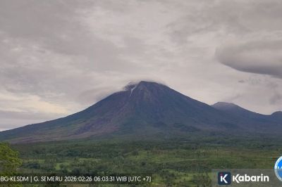 Getaran Banjir Lahar Semeru Tercatat Hampir Empat Jam