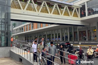 Pramono Resmikan Kembali JPO Sarinah