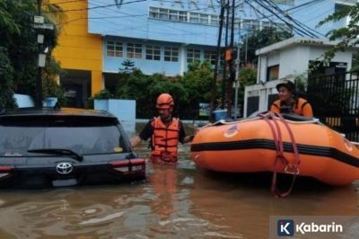147 RT dan 19 Jalan di Jakarta Masih Terendam Banjir hingga Minggu Siang
