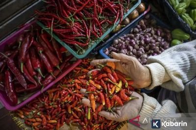 Harga Pangan Hari Ini: Cabe Rawit p92.300/Kg, Daging Ayam Rp41.500/Kg