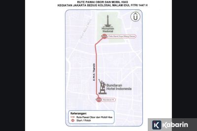 Lokasi Parkir untuk Acara "Jakarta Bedug Kolosal"