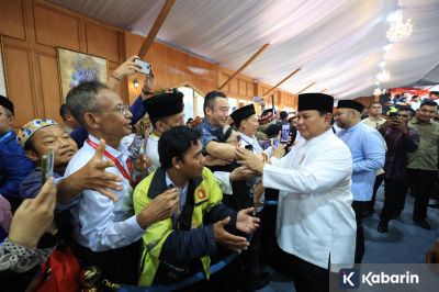 Warga Antusias Bertemu Presiden saat Open House Idulfitri di Istana