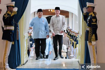 Prabowo Halalbihalal dengan Jokowi di Istana Merdeka saat Idulfitri