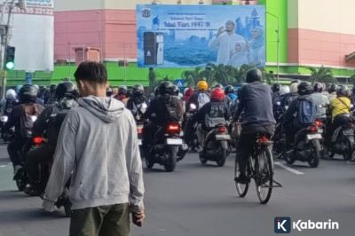 Lalu Lintas di Simpang PGC Padat Lagi Usai Libur Lebaran