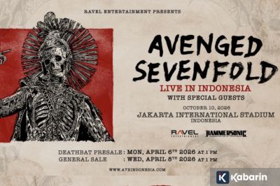 Avenged Sevenfold Gelar Konser di Jakarta, Ini Jadwal dan Cara Beli Tiket